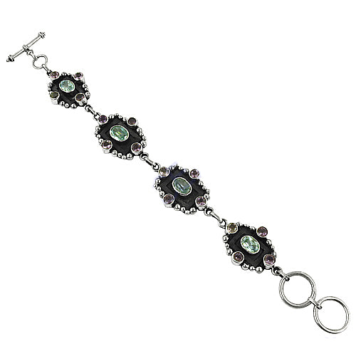 925 Silver Gemstone Bracelet for Women | Silver Jewelry Gift