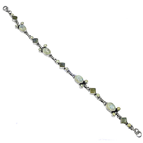 925 Silver Moonstone Bracelet for Women | Delicate Jewelry Gift