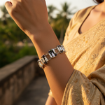 Load image into Gallery viewer, 925 Silver Pearl &amp; Gemstone Bracelet for Women | Gift
