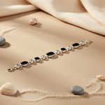 Load image into Gallery viewer, 925 Silver Black Onyx &amp; CZ Bracelet for Women | Gift Jewelry
