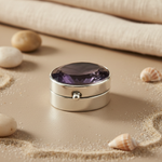 Load image into Gallery viewer, Silver Amethyst Ring for Women | Gemstone Jewelry
