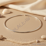 Load image into Gallery viewer, Silver Choker Necklace | 925 Sterling Silver | Minimalist Jewelry
