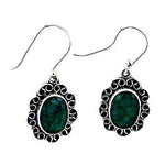 Load image into Gallery viewer, Emerald Earrings in 925 Sterling Silver | Women's Jewelry Gift
