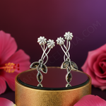 Load image into Gallery viewer, 925 Silver Smoky Quartz Flower Earrings for Women | Gift
