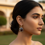 Load image into Gallery viewer, 925 Silver Garnet Drop Earrings for Women | Gemstone Jewelry
