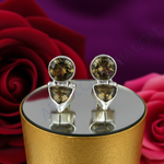 Load image into Gallery viewer, 925 Silver Smoky Quartz Earrings for Women | Gemstone Jewelry
