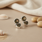 Load image into Gallery viewer, 925 Silver Smoky Quartz Earrings for Women | Gemstone Jewelry
