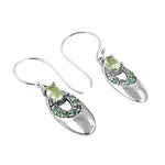 Load image into Gallery viewer, 925 Silver Peridot Drop Earrings for Women | Gemstone Jewelry
