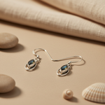 Load image into Gallery viewer, 925 Sterling Silver Labradorite Earrings for Women | Dangle Jewelry
