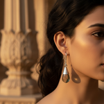 Load image into Gallery viewer, 925 Silver Green Amethyst Drop Earrings | Women's Jewelry Gift
