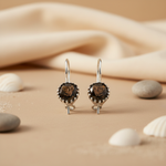 Load image into Gallery viewer, 925 Silver Smoky Quartz Earrings for Women | Gemstone Jewelry
