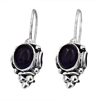 925 Silver Amethyst Drop Earrings for Women | Gemstone Jewelry