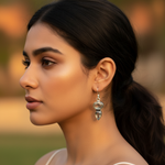 Load image into Gallery viewer, 925 Silver Gemstone Earrings for Women | Daily Wear Jewelry
