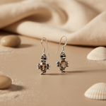Load image into Gallery viewer, 925 Silver Smoky Quartz Earrings for Women | Dangle Jewelry
