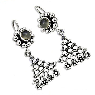 925 Silver Stone Drop Earrings for Women | Dangle Earrings