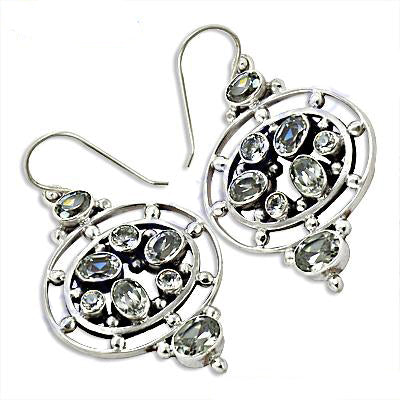 925 Silver Gemstone Earrings for Women | Dangle Earrings Gift