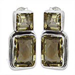 Load image into Gallery viewer, 925 Silver Citrine Earrings for Women | Gemstone Jewelry
