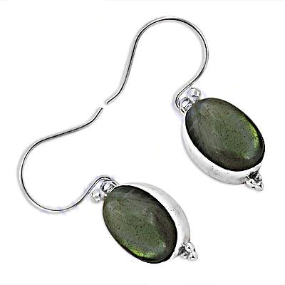 925 Silver Labradorite Drop Earrings | Women's Jewelry Gift