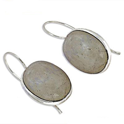 925 Silver Moonstone Drop Earrings for Women | Gift Jewelry