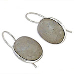Load image into Gallery viewer, 925 Silver Moonstone Drop Earrings for Women | Gift Jewelry
