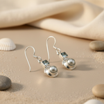 Load image into Gallery viewer, 925 Sterling Silver Pearl &amp; Gemstone Earrings for Women
