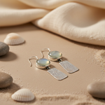 Load image into Gallery viewer, 925 Silver Moonstone Drop Earrings for Women | Dangle Earrings
