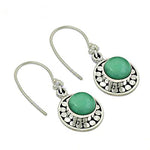 Load image into Gallery viewer, 925 Sterling Silver Turquoise Earrings for Women | Daily Wear Gift
