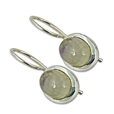 925 Silver Moonstone Drop Earrings for Women | Dangle Earrings