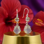 Load image into Gallery viewer, Silver Moonstone Dangle Earrings for Women | Daily Wear Jewelry
