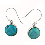 Load image into Gallery viewer, 925 Silver Turquoise Stone Earrings for Women | Daily Wear Jewelry

