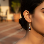 Load image into Gallery viewer, 925 Silver Garnet Drop Earrings for Women | Gemstone Jewelry
