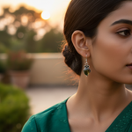 Load image into Gallery viewer, 925 Silver gold platingstone Earrings for Women | Dangle Earrings

