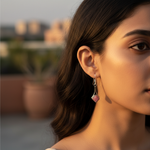 Load image into Gallery viewer, 925 Sterling Silver Rhodochrosite Drop Earrings for Women
