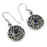 Load image into Gallery viewer, 925 Silver Amethyst Drop Earrings for Women | Dangle Jewelry
