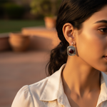 Load image into Gallery viewer, 925 Sterling Silver Red Gemstone Earrings for Women | Daily Wear
