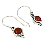 Load image into Gallery viewer, 925 Silver Carnelian Earrings for Women | Gemstone Jewelry
