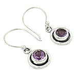 Load image into Gallery viewer, 925 Silver Amethyst Earrings for Women | Daily Wear Jewelry
