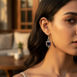 Load image into Gallery viewer, 925 Silver Iolite Earrings for Women | Gemstone Jewelry
