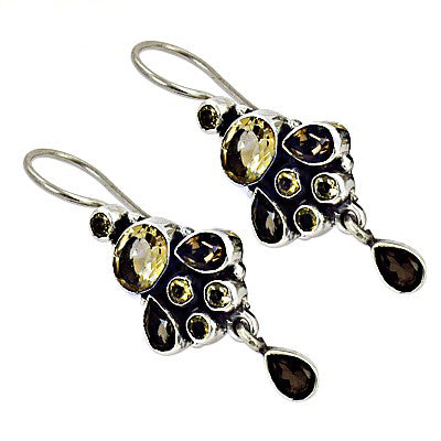 925 Silver Gemstone Drop Earrings for Women | Daily Jewelry
