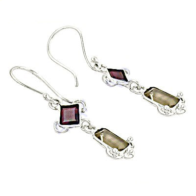 925 Silver Gemstone Drop Earrings for Women | Dangle Earrings