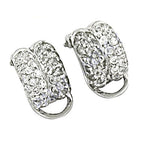 Load image into Gallery viewer, Silver Cubic Zirconia Earrings for Women | Daily Wear Jewelry
