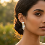 Load image into Gallery viewer, 925 Silver Cubic Zirconia Stud Earrings for Women | Gift Jewelry
