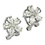 Load image into Gallery viewer, Floral Stud Earrings with Cubic Zirconia | Women's Jewelry Gift
