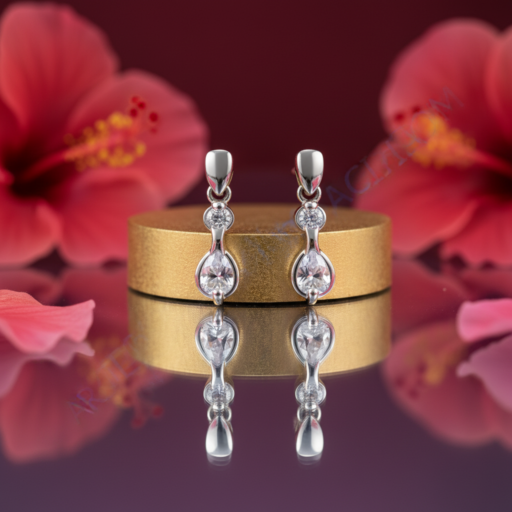 925 Silver Stud Earrings for Women | Daily Wear Jewelry