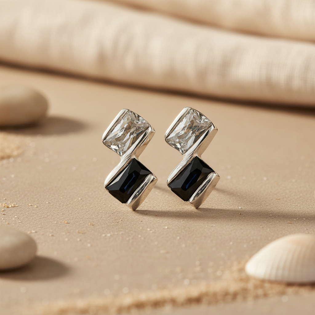 925 Silver Cubic Zirconia Earrings for Women | Fashion Jewelry