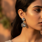 Load image into Gallery viewer, 925 Silver Moonstone Drop Earrings for Women | Dangle Earrings
