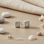 Load image into Gallery viewer, 925 Silver Moonstone Stud Earrings for Women | Gift Jewelry
