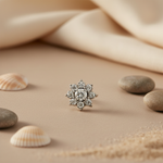 Load image into Gallery viewer, Flower Stud Earrings | Cubic Zirconia | For Women | Gift
