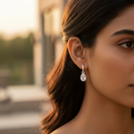 Load image into Gallery viewer, 925 Silver Cubic Zirconia Hook Earrings for Women
