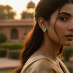 Load image into Gallery viewer, 925 Silver Peridot Stud Earrings for Women | Green Gemstone Jewelry
